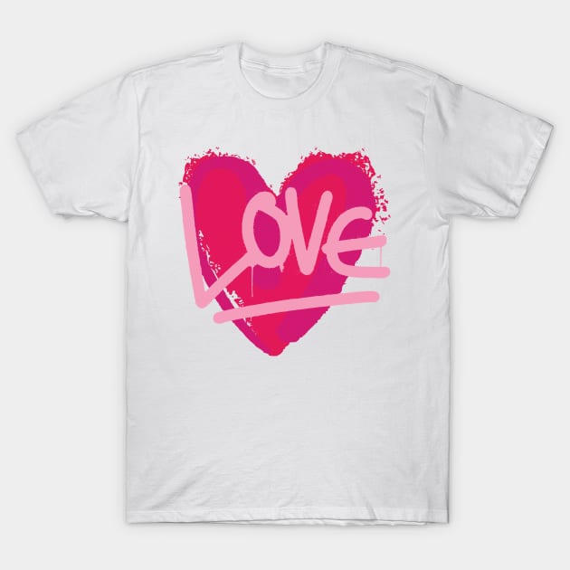 Love funny slogan T-Shirt by Teefold